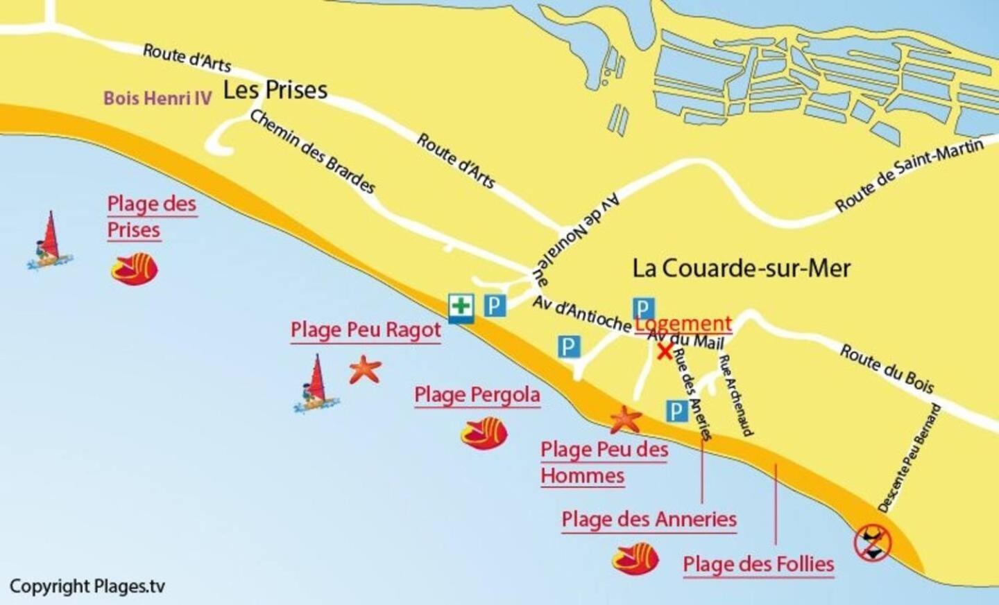 Apartament L'Annerie - Piscine La Couarde-sur-Mer Zewnętrze zdjęcie